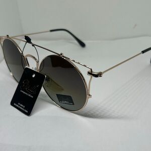 Giselle Round Double Bridge Sunglasses UV400